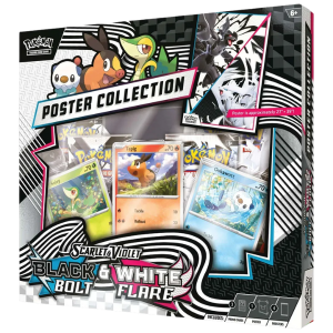 Pokémon TCG Scarlet & Violet: Black Bolt & White Flare Poster Collection