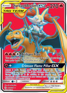 Eclipse Cósmico Charizard y Braixen GX 212/236