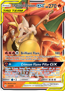 Eclipse Cósmico Charizard y Braixen GX 22/236