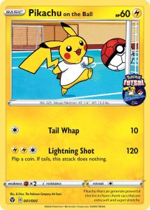 Pikachu en la pelota 001/005