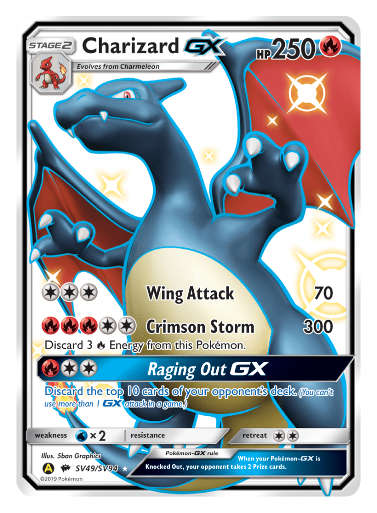 Pokemon Shining Charizard Destinos Ocultos SV49/SV93