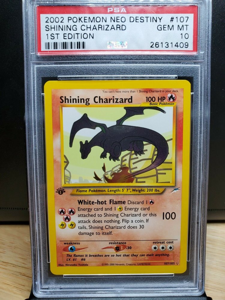 Primera edición de Shining Charizard